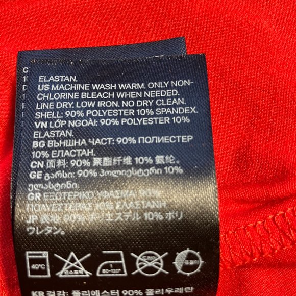 H&M Divided Red Wrap Dress Size 8 - Picture 5 of 6